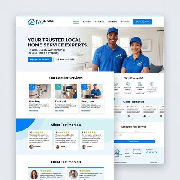 Building & Trades website demo