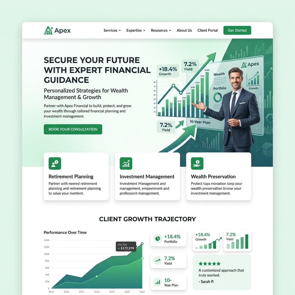 Expert Financial Planning. - Financial Planning website demo