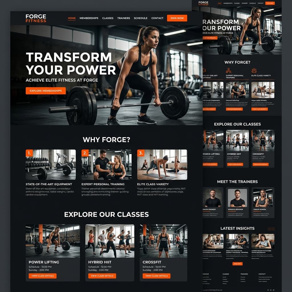 Ultimate Fitness Training Gym.