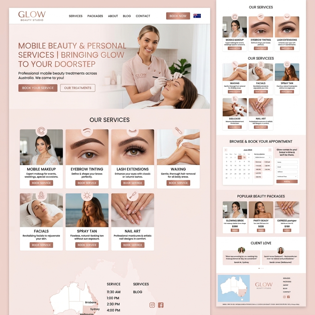 Mobile Beauty & Salon Services.